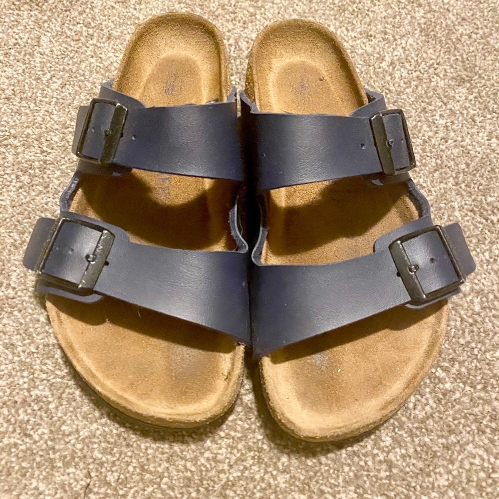 Birkenstocks, Navy blue, size 35, GUC